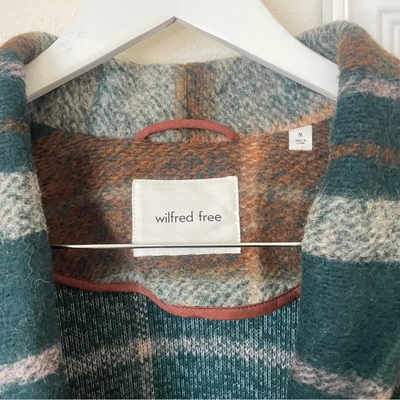 Aritzia Wilfred Free Elm Plaid Jacket - Picture 6 of 8